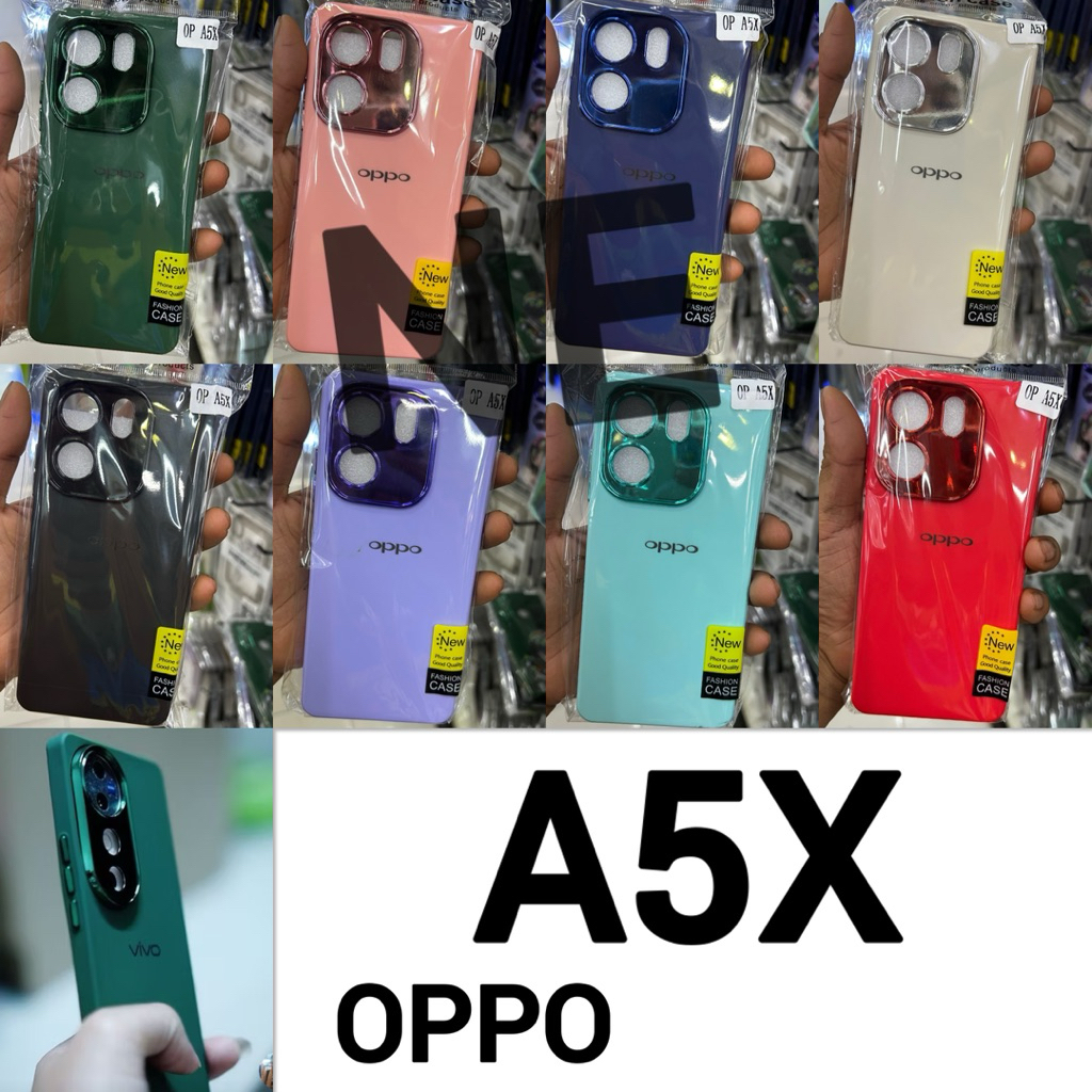 CASE เคส📲 รุ่น OPPO A5X กำมะหยี่สีพื้น 📮✅