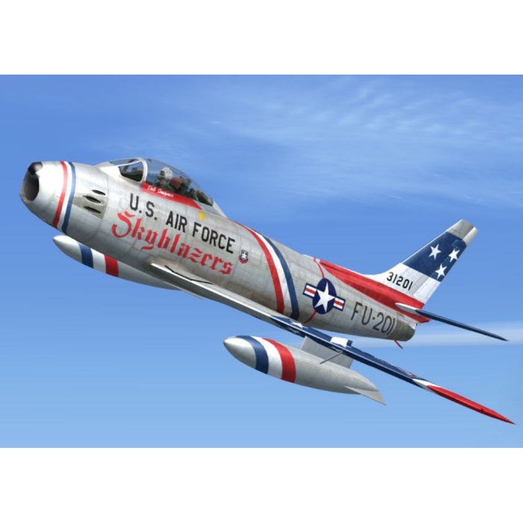 🇨🇷FMS EDF Jet 80mm F-86 Sabre PNP เครื่องบินเจ๊ท ดักแฟน 80mm - SkyBlazer - The Huff