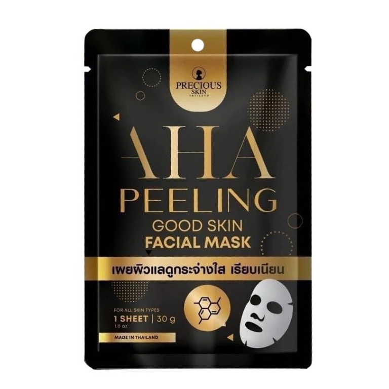 มาส์ก Precious Skin Thailand AHA Peeling Good Skin Facial Mask ( 1 แผ่น )