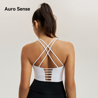 Auro Sense สปอร์ตบรา sport bra สายสะพายไหล่ไขว้ แผ่นอกที่ถอด…
