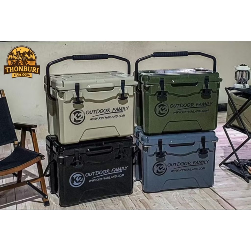 กระติก K2 Cooler Box Multifunction 22L. กระติกน้ำแข็งความจุ 22 ลิตร รับประกัน 5 ปี