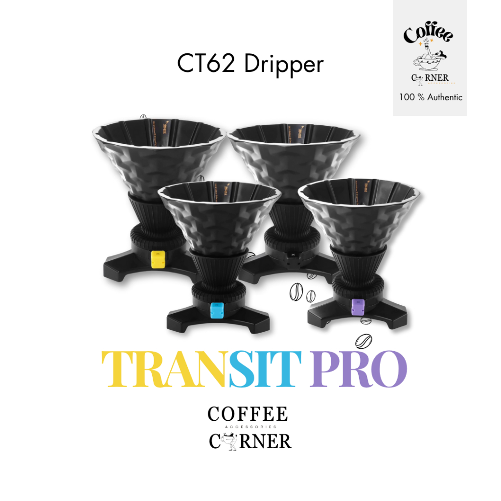 พร้อมส่ง ส่งไวจากไทย! CT62 Transit Pro Coffee Dripper - Dragon fly ดริปเปอร์ กาแฟ ดริป CT62 Dripper