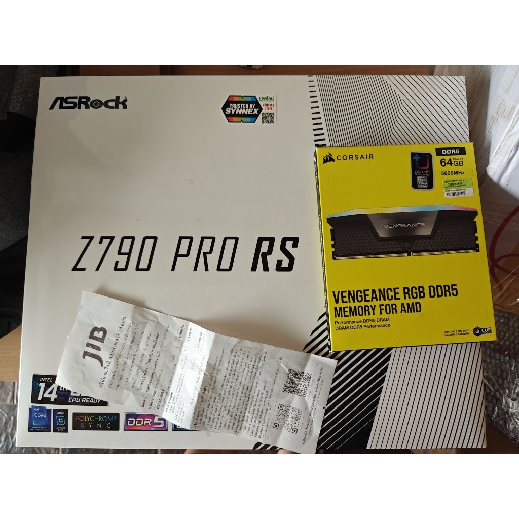 Asrock z790 pro rs+Ram 64gb