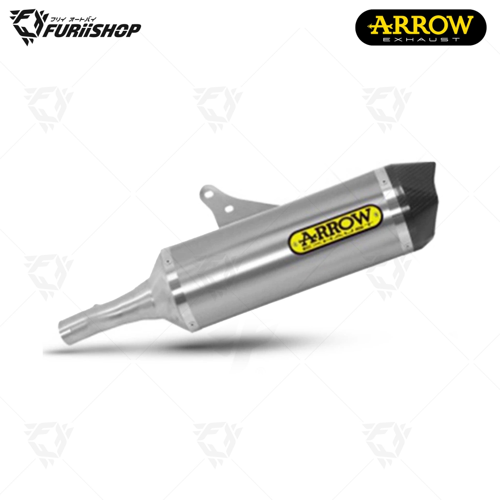 ท่อสูตร/ท่อแต่ง/ท่อไอเสีย Arrow Slip on Titanium-Carbon : for Honda Forza750 2025