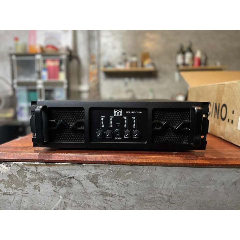 Martin MX-18000W แอมป์ มาติน 4CH ( คาปาสีฟ้าใหญ่)