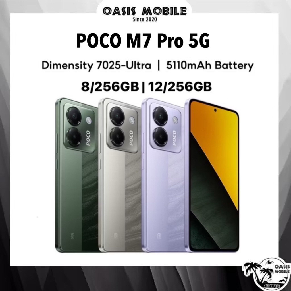 [New] Xiaomi POCO M7 Pro ชิป Dimensity 7025-Ultra 6.67" 50MP ชาร์จเร็ว 45W ศูนย์ไทย by OasisMobile