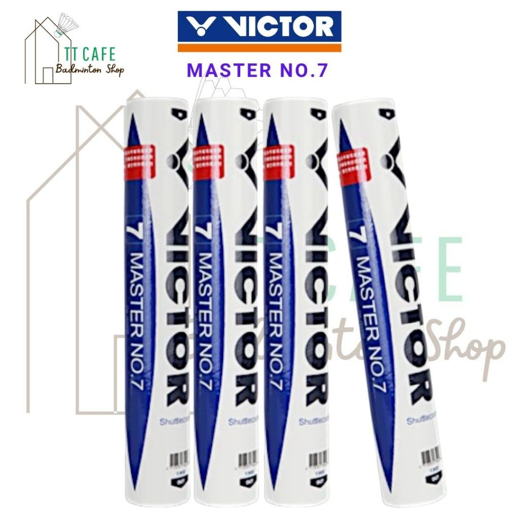 VICTOR ลูกแบดมินตัน รุ่น MASTER NO.7 ( 1 หลอด 12 ลูก ) ลิขสิทธิ์แท้จาก VICTOR SPORT THAILAND