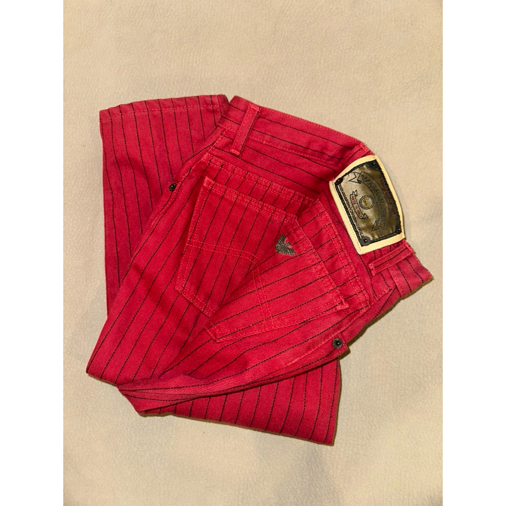 มือสอง ของแท้ กางเกงยีนส์ ARMANI JEANS VINTAGE MADE IN ITALY