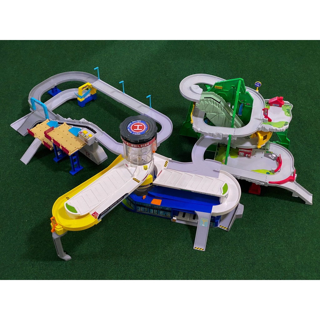 ชุดรางรถเหล็ก TOMICA DOUBLE ACTION TOMICA 3in1 ชุดใหญ่พร้อมรางเชื่อม
