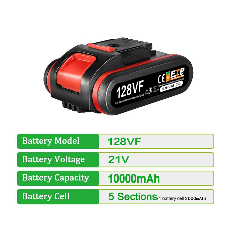แบตเตอรี่สว่านไร้สาย21V แบตใหม่เกรดดี แบตเตอรี่ลิเธียม แบตเตอรี่เครื่องมือไฟฟ้าสำหรับสว่านไร้สาย แบตเตอรี่เครื่องล้างรถ ราคา ถูกที่สุด ดีลบีเคเค แกลเลอรีภาพที่ 5