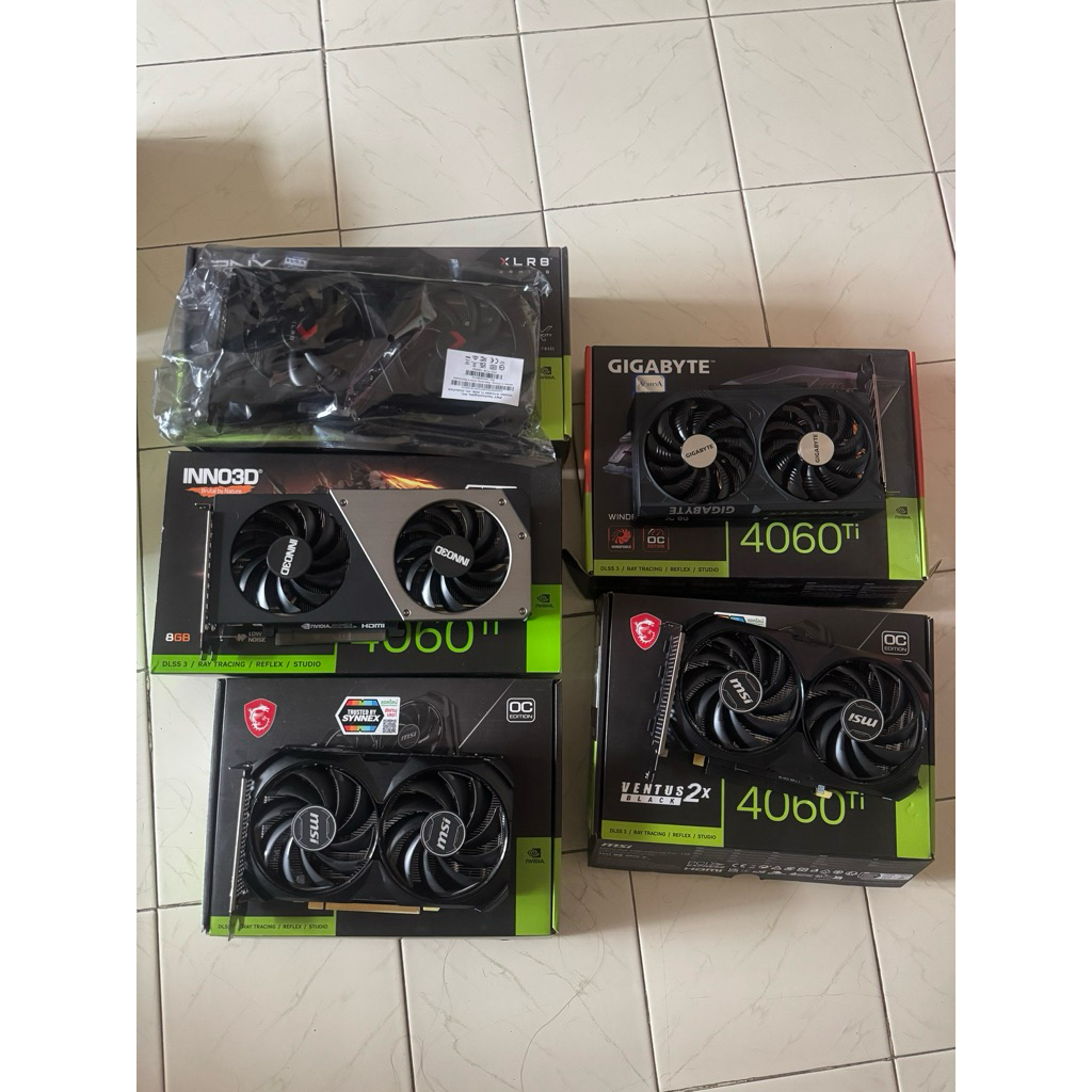 RTX 4060 ti 8gb มีหลายใบประกันยาวๆครับ
