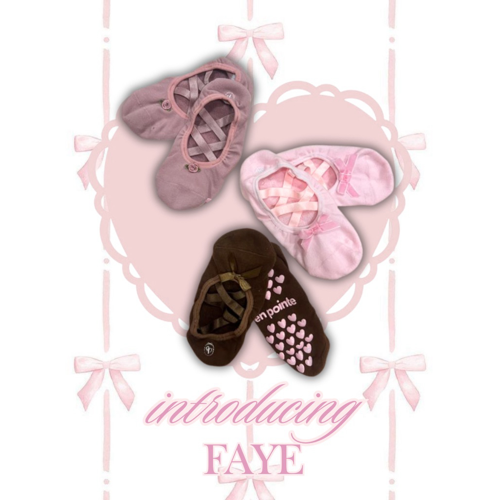 Faye pilates yoga socks ถุงเท้า โยคะ พิลาทิส รุ่น Faye