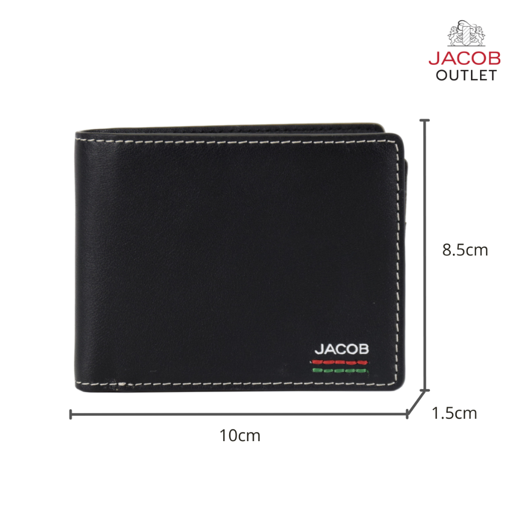 JACOB กระเป๋าสตางค์ชาย พร้อมช่องใส่รูปภาพ รุ่น HENRY 22602 ราคา ถูกที่สุด ดีลบีเคเค แกลเลอรีภาพที่ 2