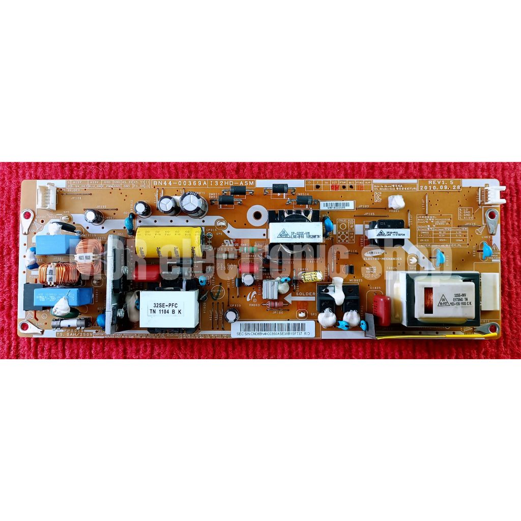 เพาเวอร์ซัพพลายทีวี SAMSUNG สำหรับรุ่น LA32C350D1 พาสบอร์ด BN44-00369A