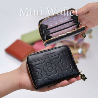 พร้อมส่ง Mini Wallet กระเป๋าสตางค์หนังแท้ซิปรอบ
