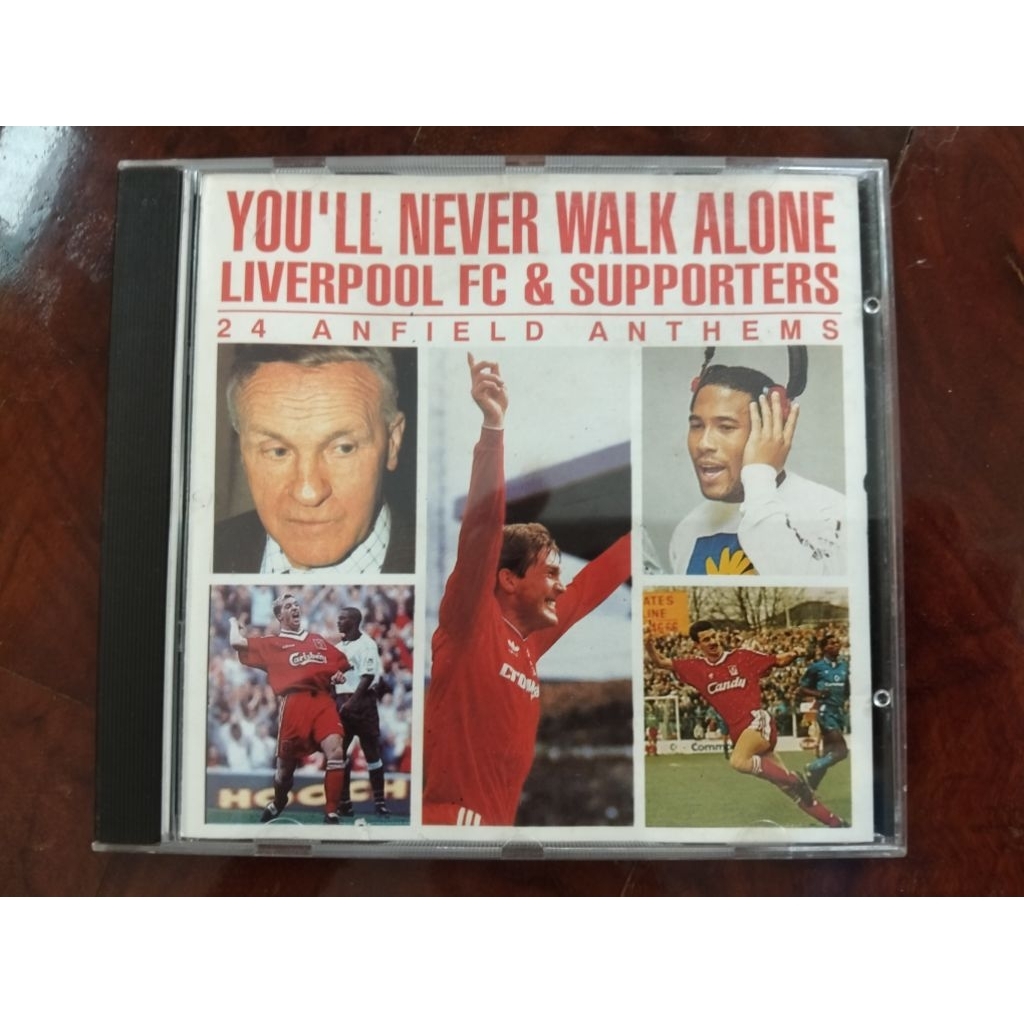 ซีดีเพลง cd music Liverpool FC You"ll never walk alone & supporters แผ่นมือสองสภาพดี