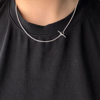 Cheewa Studio | silver925 | classic OT chain necklace สร้อยเงินแท้ตะขอ OT (*เฉพาะสร้อย ไม่รวมจี้)