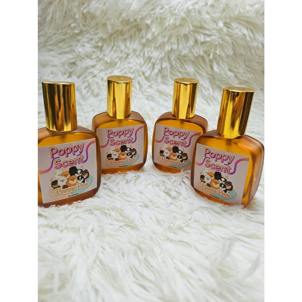 Poppy Pom น้ำหอมสัตว์เลี้ยง สุนัข/แมว กลิ่นหอม สดชื่น  กลิ่นSakura Bloom ขนาด10ML / 30ML