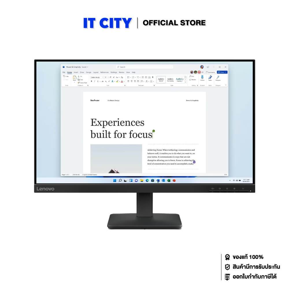 LENOVO LED Monitor L24-4e - 23.8"/FHD/IPS/100Hz/4ms/3Y MNL-002276