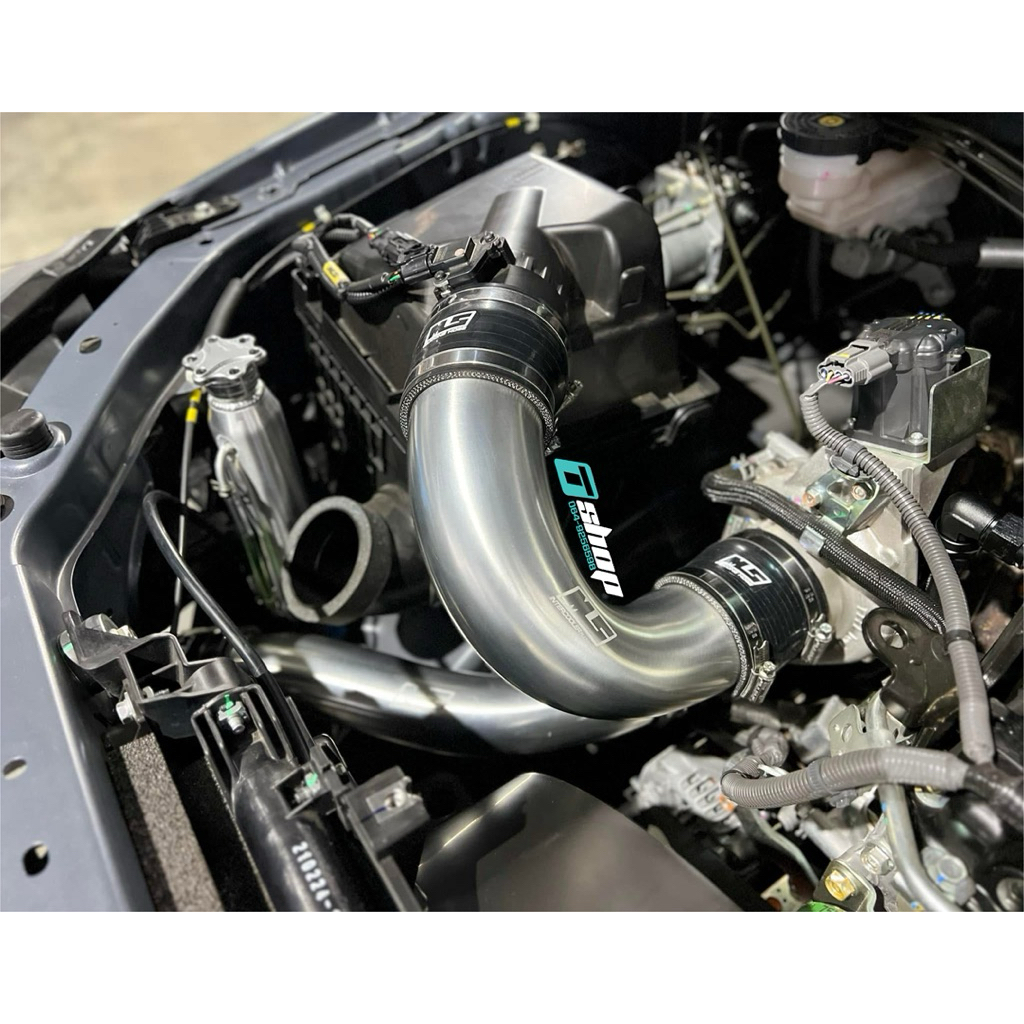 ท่อกรองงานดัดแบบเข้ากรองเดิม Isuzu 4JJ3 3.0/2020-2025 , Mu-x 2021-2025 4JJ3 พร้อมท่อยาง + เข็มขัด งานเม้งซัง Ms Thailand