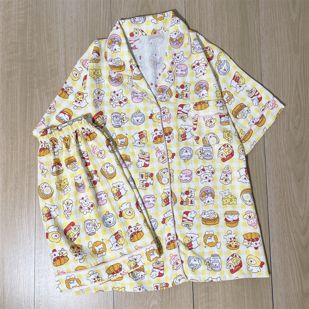 มาใหม่ชุดนอนผ้าไหมญี่ปุ่น-ขาสั้นเกรดพีเมี่ยมรอบอก 42นิ้วขนาดฟรีไซส์🧡ส่งไวจากไทย ชุดนอนผู้หญิงน่ารักๆ - รูปที่ 6