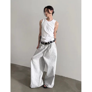Super baggy trousers กางเกงขายาวทรงกระบอกใหญ่ A5