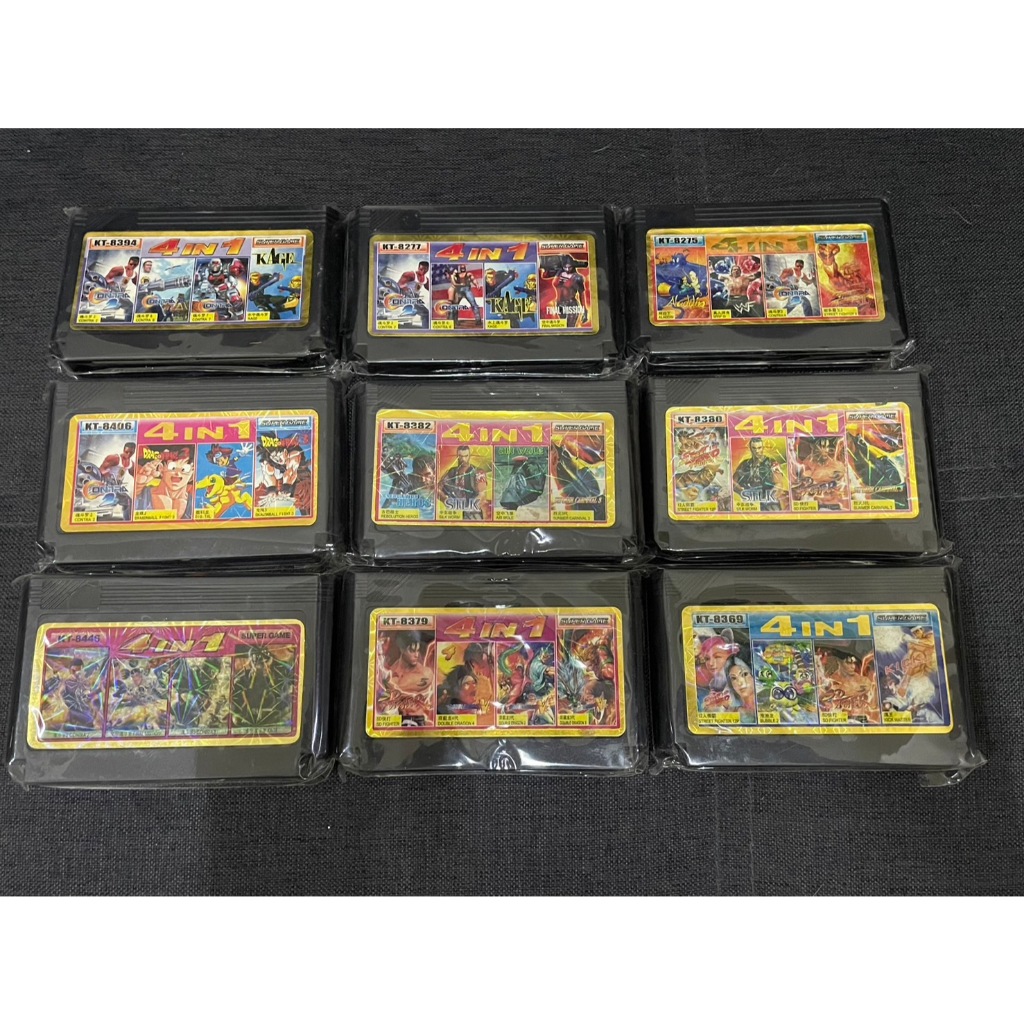 ตลับเกมส์แฟมมิคอม : 4 in 1 เกมรวม : Famicom Game (Set 1)