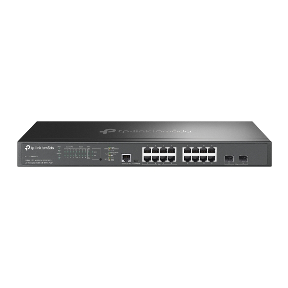 TP-LINK SG3218XP-M2 (TL-SG3218XP-M2) Omada 16-Port 2.5G L2+ Managed Switch with 8-Port PoE+