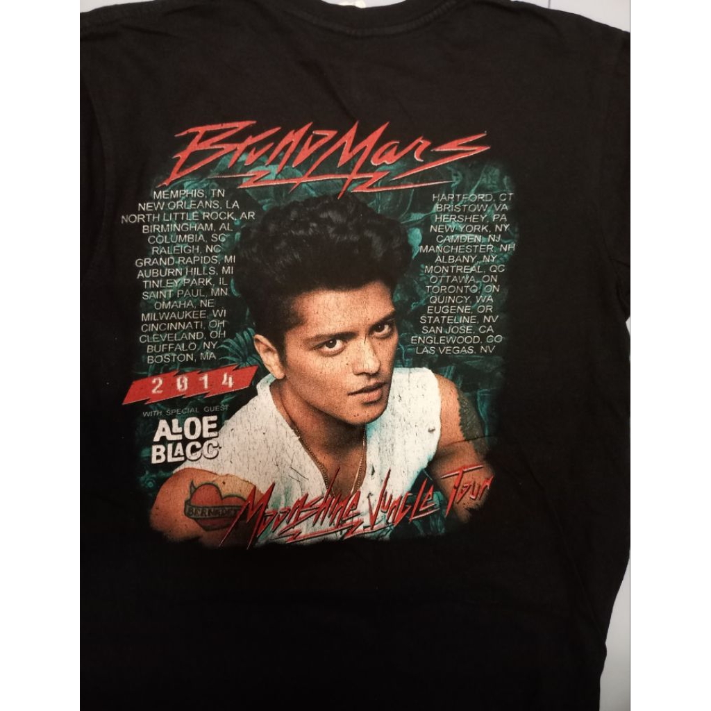 เสื้อวง เสื้อนักร้อง Bruno Mars