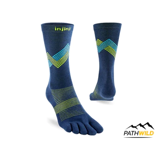 INJINJI RUN LIGHTWEIGHT CREW XTRALIFE ถุงเท้าแยกนิ้ว เหมาะกับการวิ่งที่ยาวนาน ช่วยลดการเสียดสีระหว่างนิ้วเท้า
