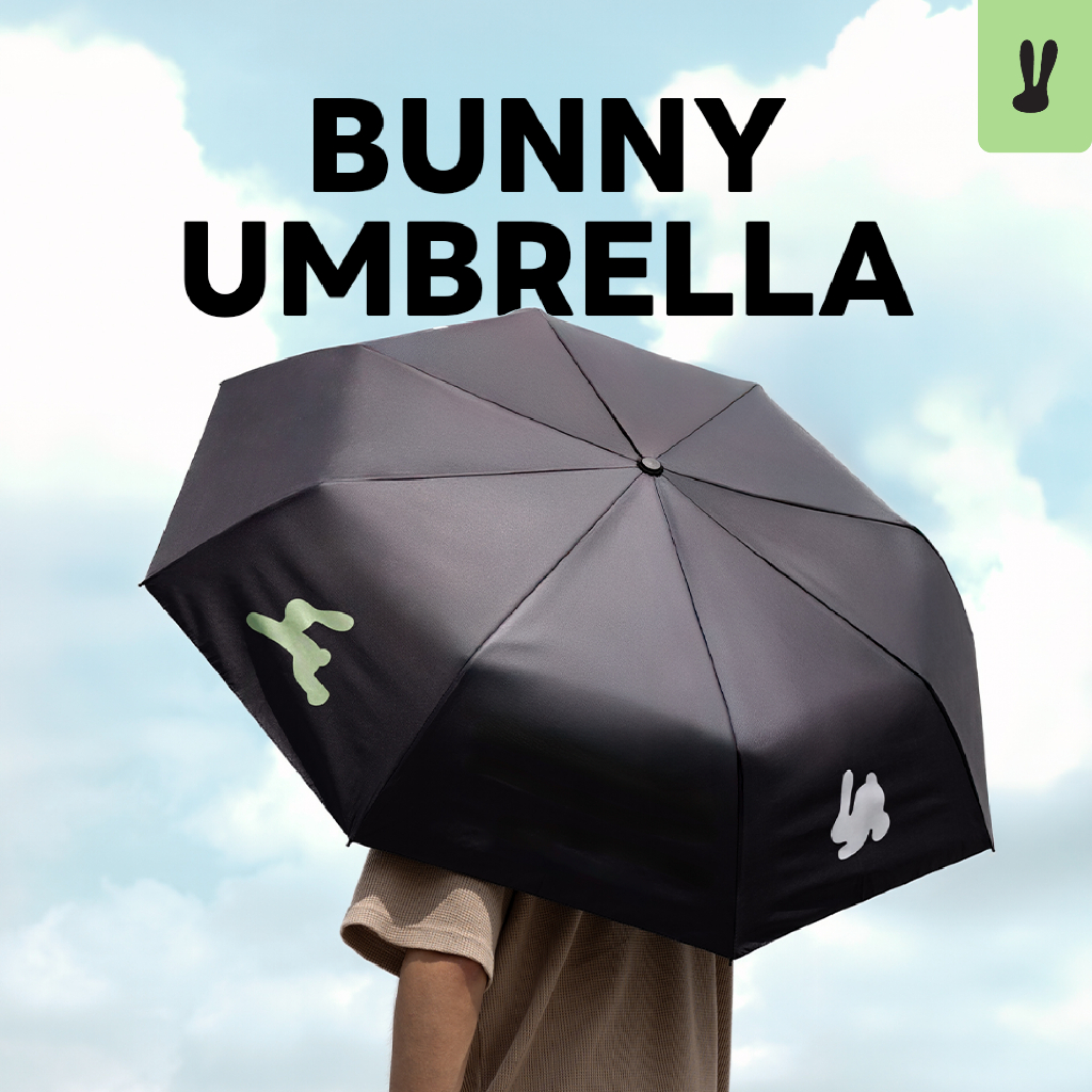 Bunny Umbrella | ร่มพับ พกพาสะดวก | ร่มกันแดด โครงร่มแข็งแรง | CASA LAPIN
