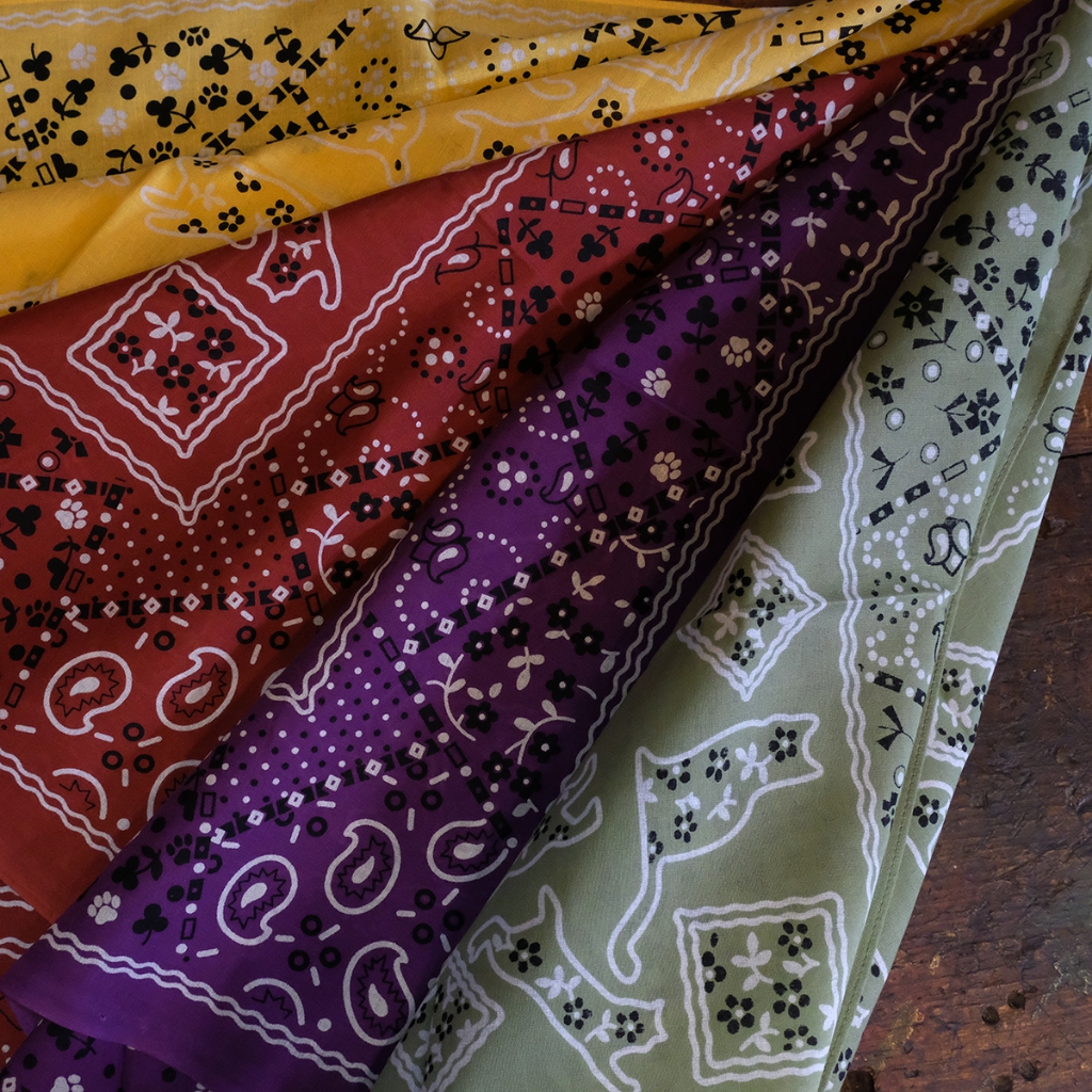 ผ้าเช็ดหน้า TCB jeans Two Cats Bandana