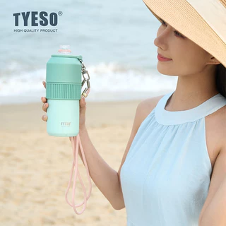 TYESO Bottle Cooler ปลอกขวดน้ำสแตนเลส 2 ชั้น สำหรับใส่ขวดเครื่องดื่ม ช่วยเก็บคงอุณหภูมิเครื่องดื่ม ทั้งร้อน-เย็น