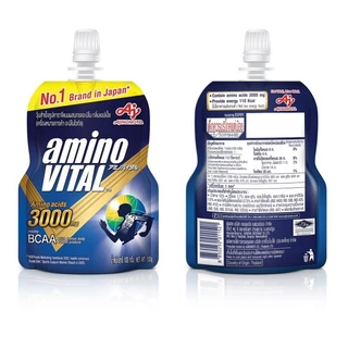 Amino Vital อะมิโน ไวทัล 100 g. [ 1 ลัง 24 ซอง ] Energy gel เจลพลังงานผสมกรดอะมิโน