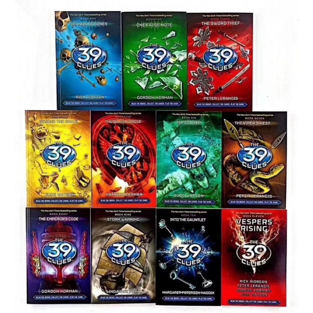 The 39 Clues  11 Volumes English Reading Book Children Kids Puzzle Detective Mystery Story 8-12