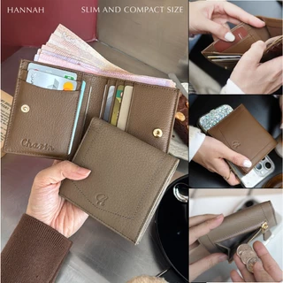 บางเฉียบแต่จุเกินตัวประหยัดที่ในใบสะพาย Hannah (Flash Sale แพคเกจถุงผ้า)Slim&Compact หนังวัวบางจุนุ่ม Charin bag