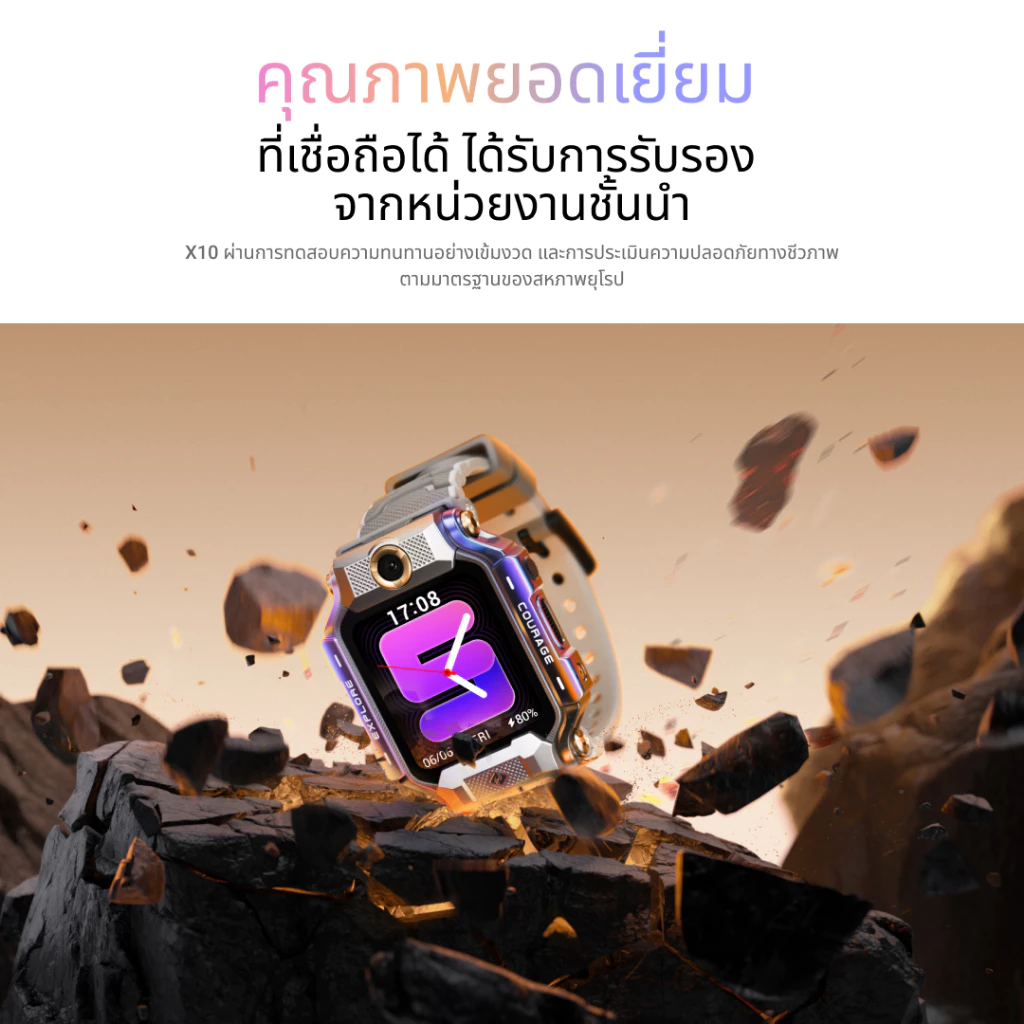 imoo Flagship Model X10 หมุนได้ 360 องศา ดึงหน้าจอได้  วิดีโอคอล กล้องคู่หน้า-หลัง  ระบุตำแหน่งชั้น  ประกัน 1 ปี thumbnail 10