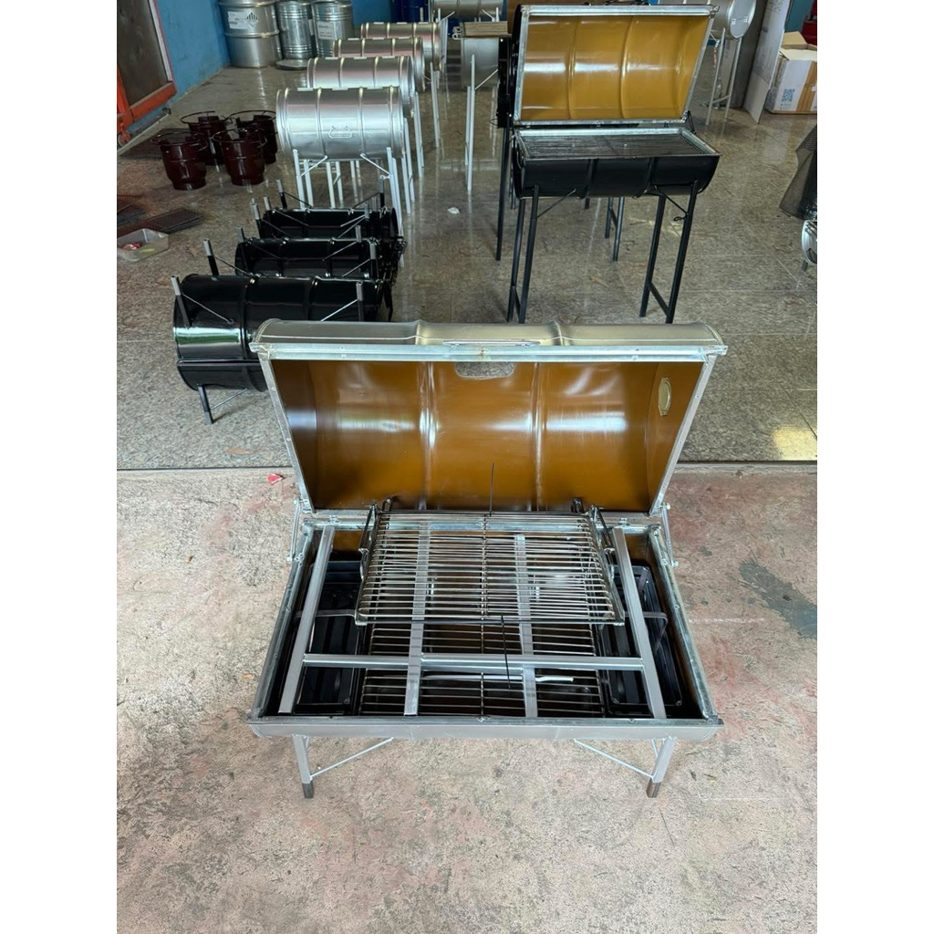 เตาอบ 100 ลิตร ( ตะแกรงย่าง 2 ชั้น ) เตาอบไร้ควัน 100 ลิตร - รูปที่ 5