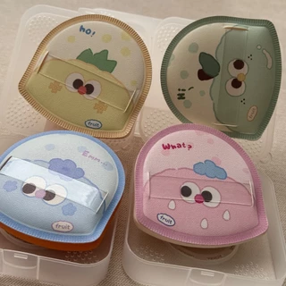 【กรุงเทพจัดส่งสินค้า】Cotton Candy Air Cushion แป้งพัฟ พัฟฟองน้ําแต่งหน้า พัฟรองพื้นแบบใช้คู่แบบแห้งและเปียกฟอง