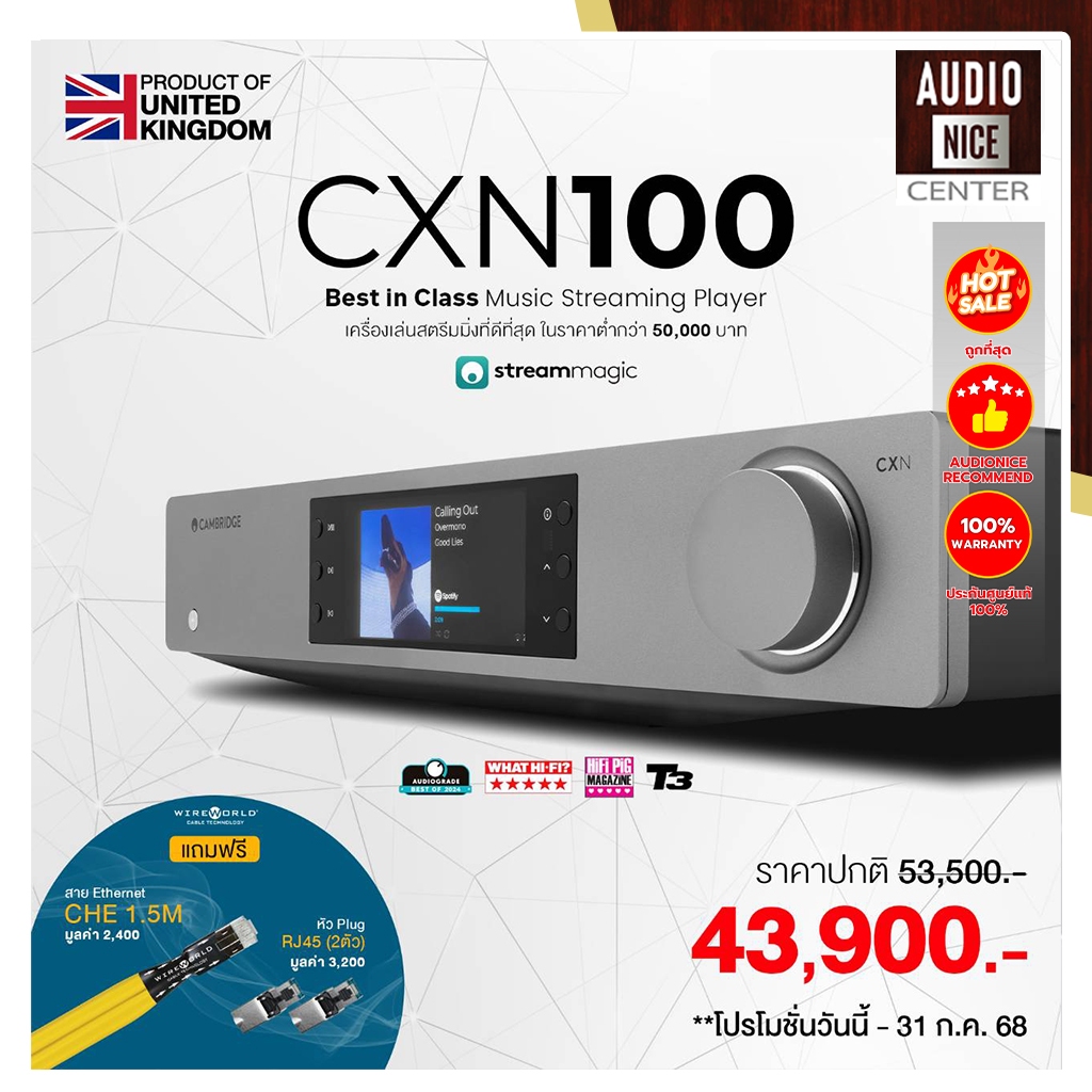 Cambridge Audio CXN100 Best in Class Music Streaming Player