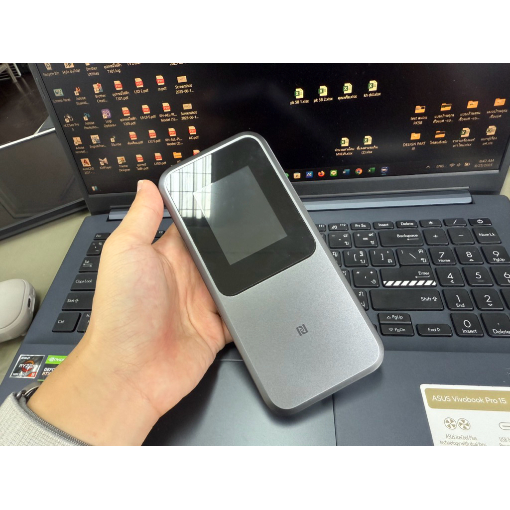 ZTE MU5120 มือ2 ใช้งานน้อย มีรอยตามการใช้งาน ติดฟิล์ม กระจก อุปกรณ์ครบ