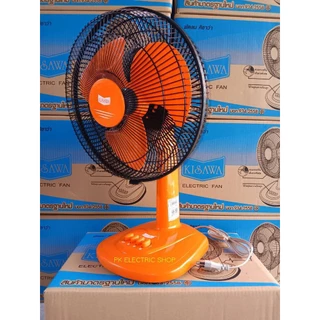 WASAKI พัดลมตั้งโต๊ะ​12" รุ่น KISAWA คละสี (ระบุสีทักแชท) สั่งตรงจากโรงงาน ของผลิตใหม่ ผลิตในไทย