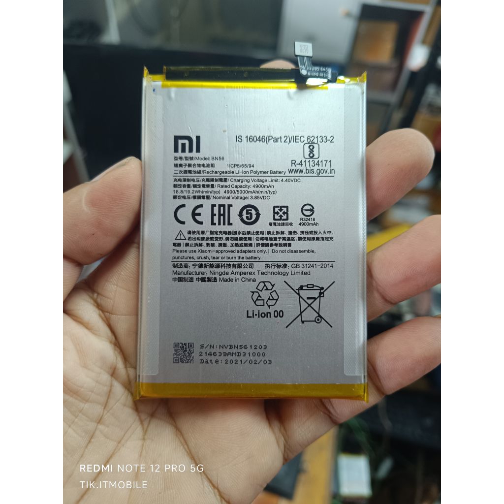 แบต(มือ2) Redmi 9a 9c [BN56] ,10C [BN5G]