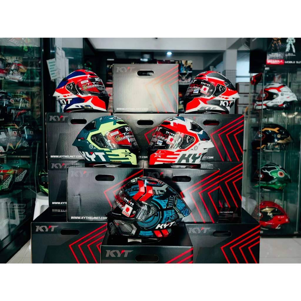 หมวกกันน็อค KYT รุ่น TT-REVO TT-REVO ลายกราฟิก