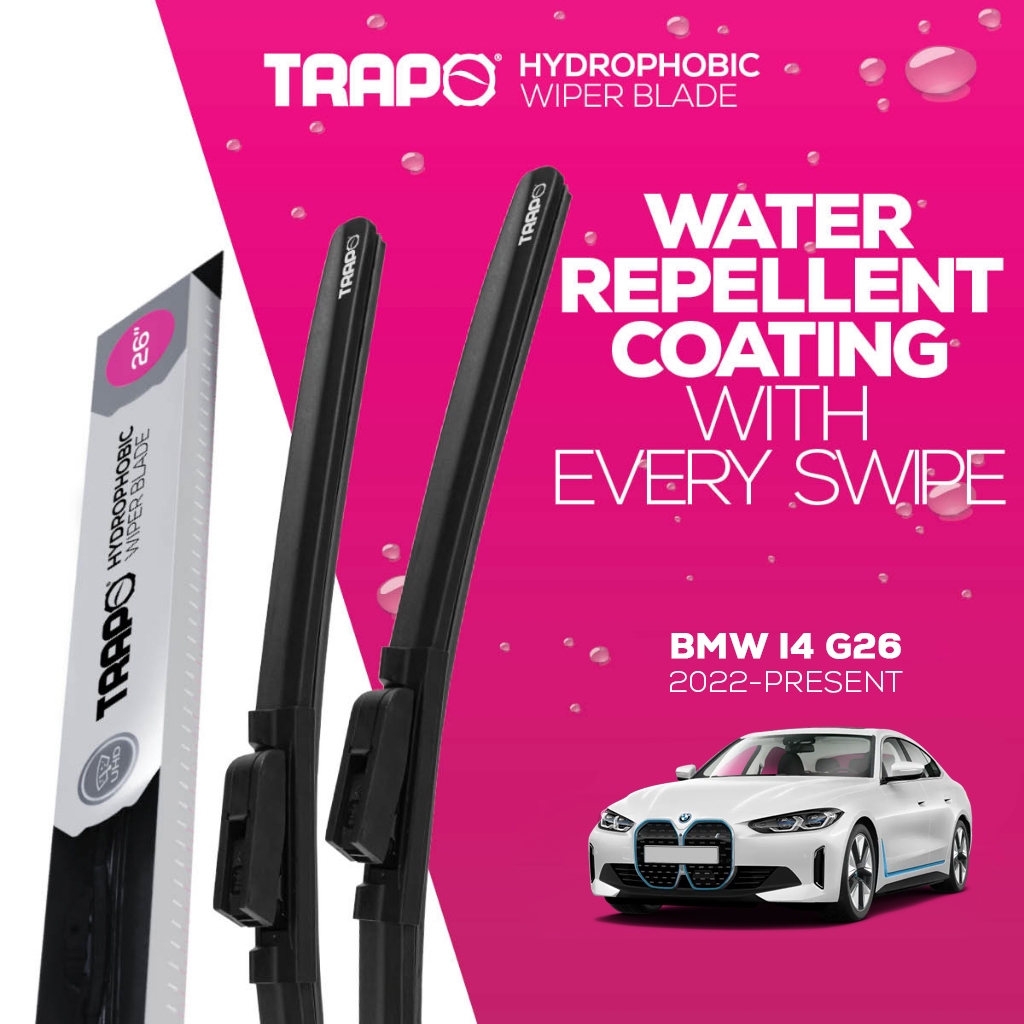 ที่ปัดน้ำฝน Trapo Hydrophobic BMW i4 G26 (2022-ปัจจุบัน) 1 Set