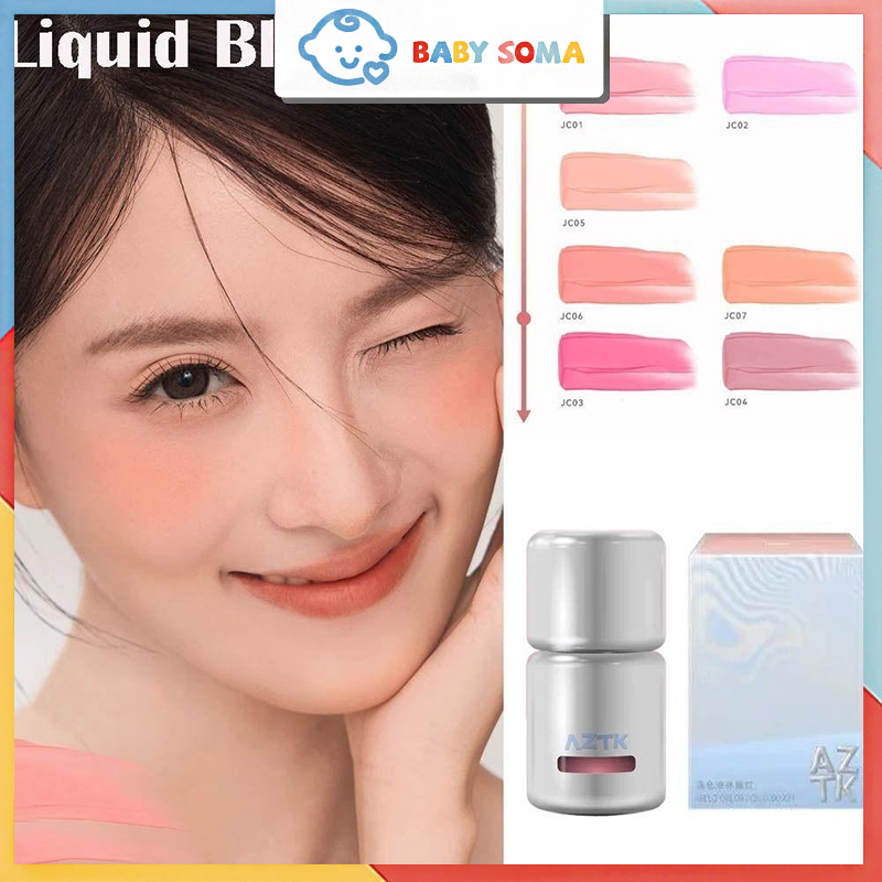 AZTK Blush Highlight Repair Three-in-One Shrink Expansion Color Nude Feel Natural Liquid Blush M1C6