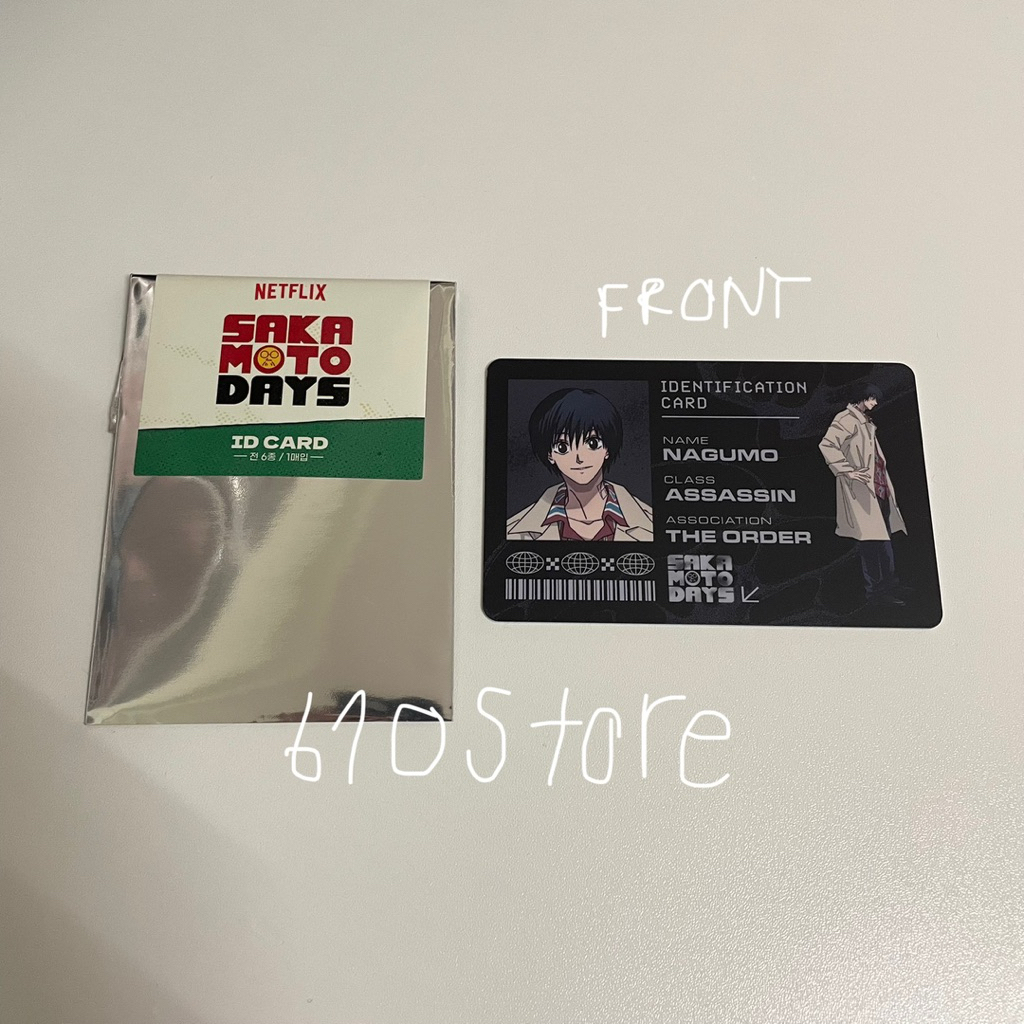 (พร้อมส่ง/ของแท้) ไอดีการ์ด Sakamoto days x LIMITION - Nagumo Yoichi นางุโมะ ID card (Limited Korea 