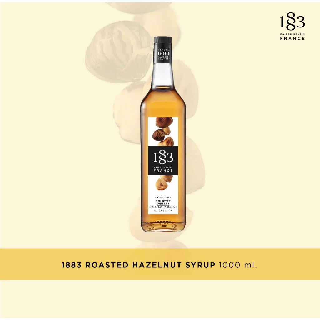 1883 น้ำเชื่อมกลิ่นโรสท์ เฮเซลนัท | ROASTED HAZELNUT SYRUP 1000 ml. (SKU 1719)