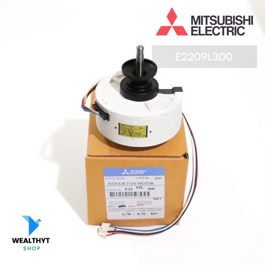 E2209L300 มอเตอร์แอร์ Mitsubishi Electric มอเตอร์แอร์มิตซูบิชิ มอเตอร์คอยล์เย็น (25W. RC0J25-CA N945