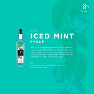 1883 น้ำเชื่อมกลิ่นไอซ์ มิ้นท์ | ICED MINT SYRUP 1000 ml. (SKU 3324)